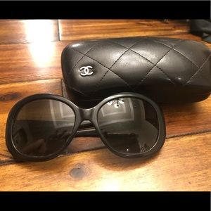 WELL-LOVED, authentic quilted Chanel sunglasses